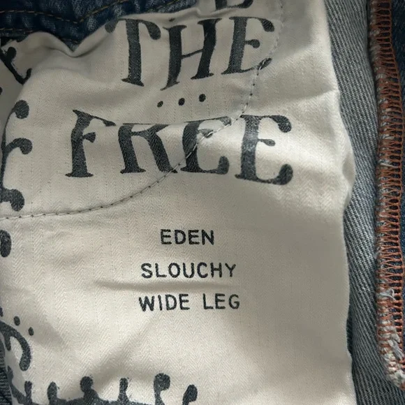 Eden Wide Leg Slouchy Jeans - Picture 4 of 4